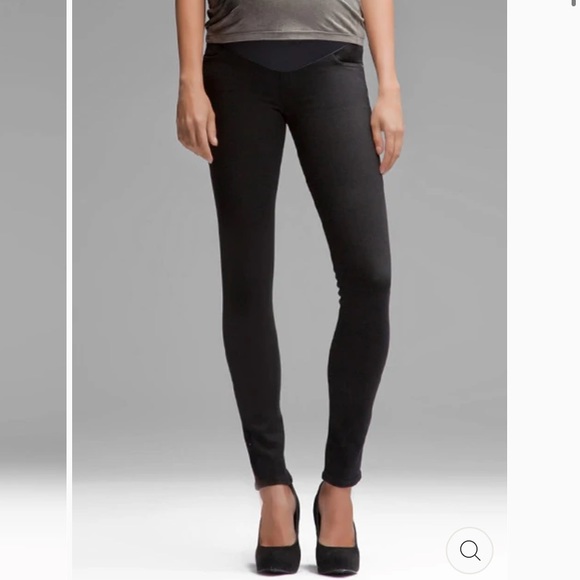 Citizens Of Humanity Black Maternity Jeggings Jeans over the belly black stretch - Picture 1 of 7
